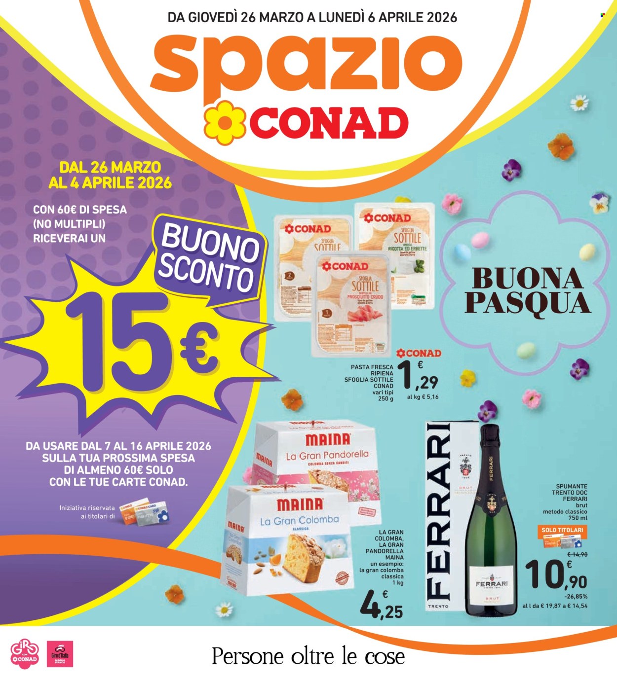 Volantino Spazio Conad - 26/3/2026 - 6/4/2026. Pagina 1