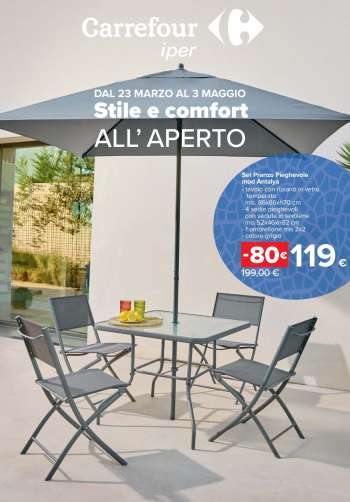 Volantino Carrefour - 23/3/2026 - 3/5/2026.