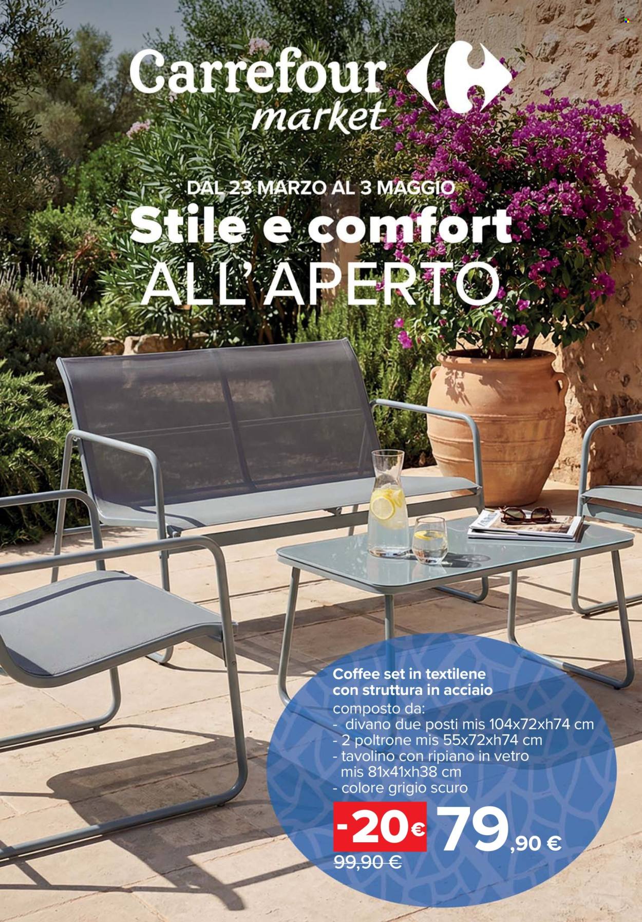 Volantino Carrefour - 23/3/2026 - 3/5/2026. Pagina 1