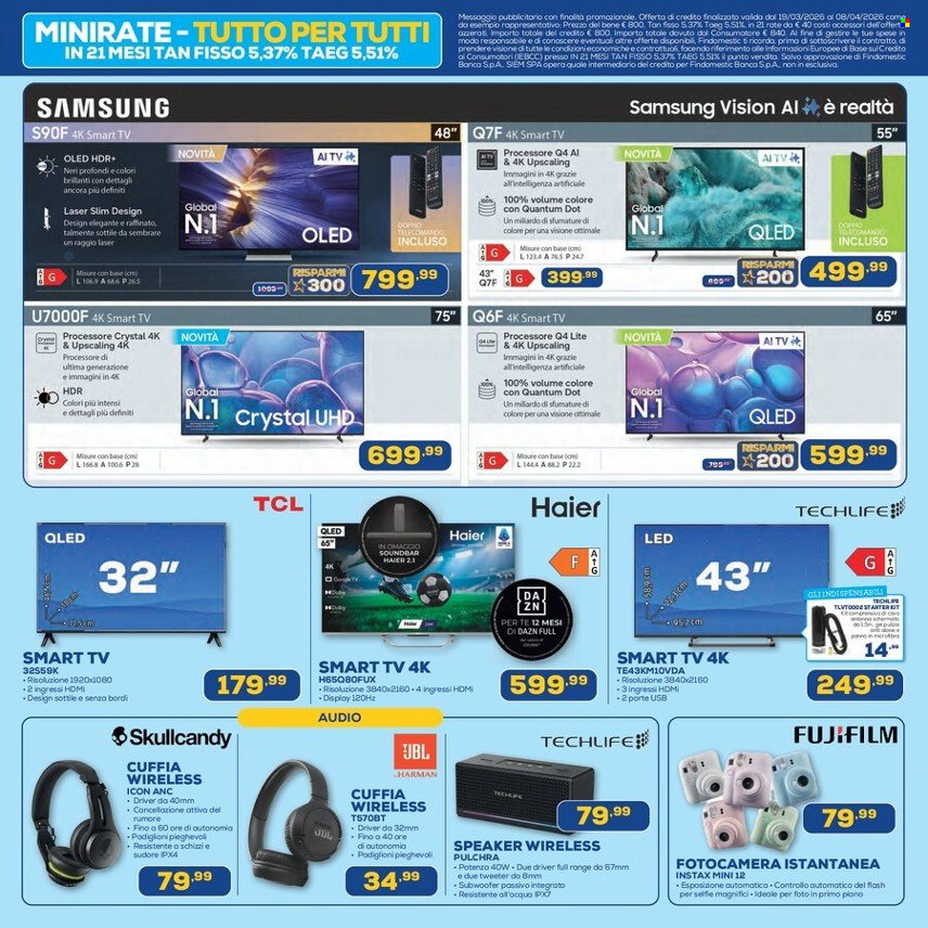Volantino Euronics - 19/3/2026 - 8/4/2026. Pagina 3