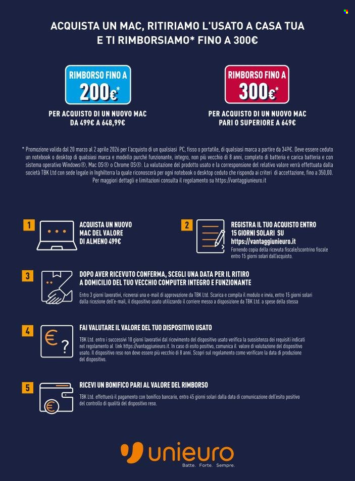 Volantino Unieuro - 20/3/2026 - 27/3/2026. Pagina 5