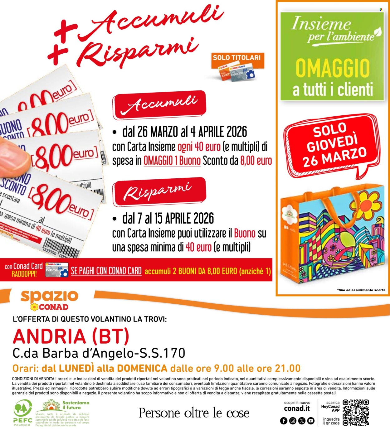 Volantino Spazio Conad - 26/3/2026 - 4/4/2026. Pagina 48