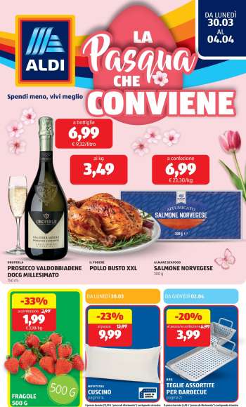 Volantino Aldi - 30/3/2026 - 4/4/2026.