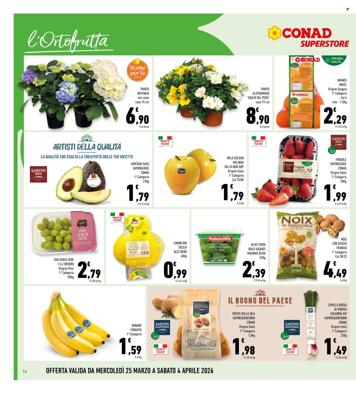 Volantino Conad Superstore - 25/3/2026 - 4/4/2026. Pagina 14