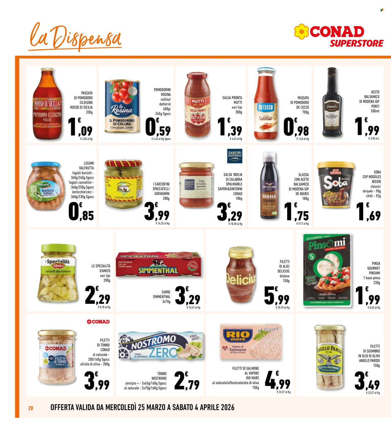 Volantino Conad Superstore - 25/3/2026 - 4/4/2026. Pagina 20