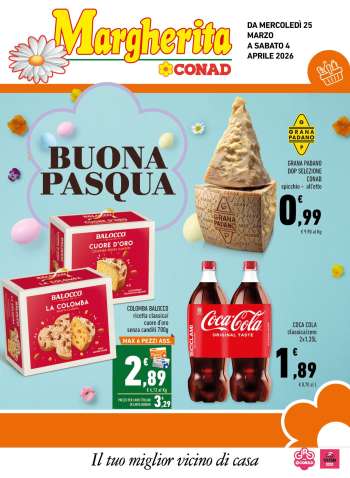 Volantino Margherita Conad - 25/3/2026 - 4/4/2026.