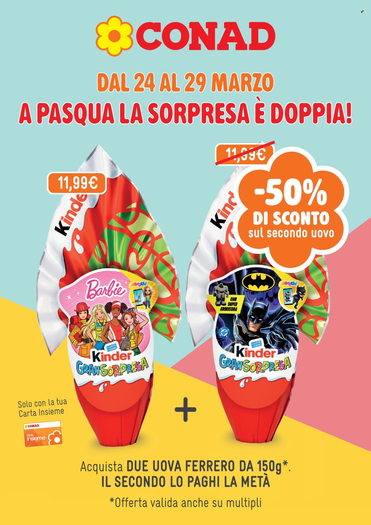 Leták Conad - 24.3.2026 - 29.3.2026. Strana 1