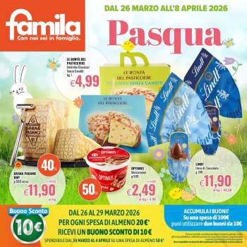Volantino Famila - 26/3/2026 - 8/4/2026.