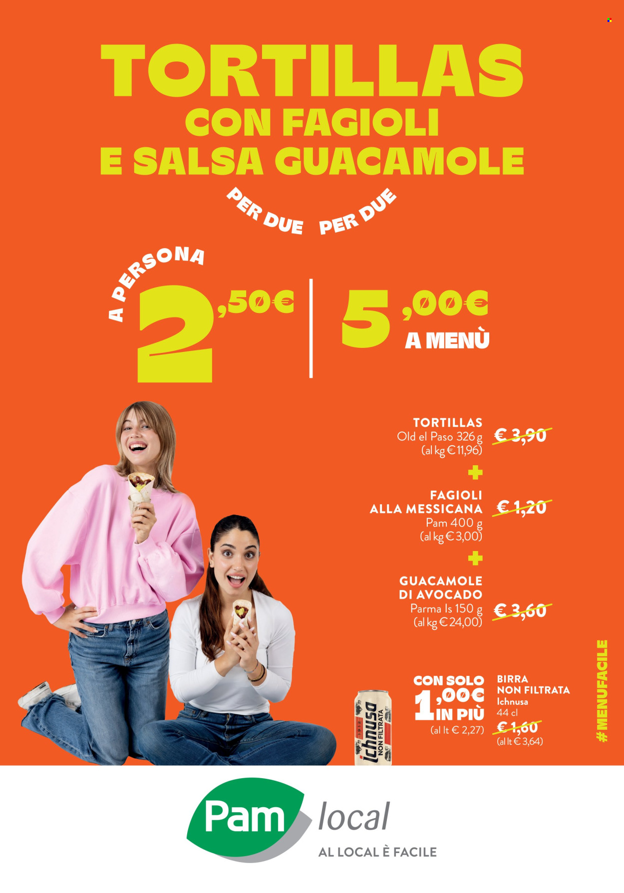 Volantino Pam local. Pagina 1