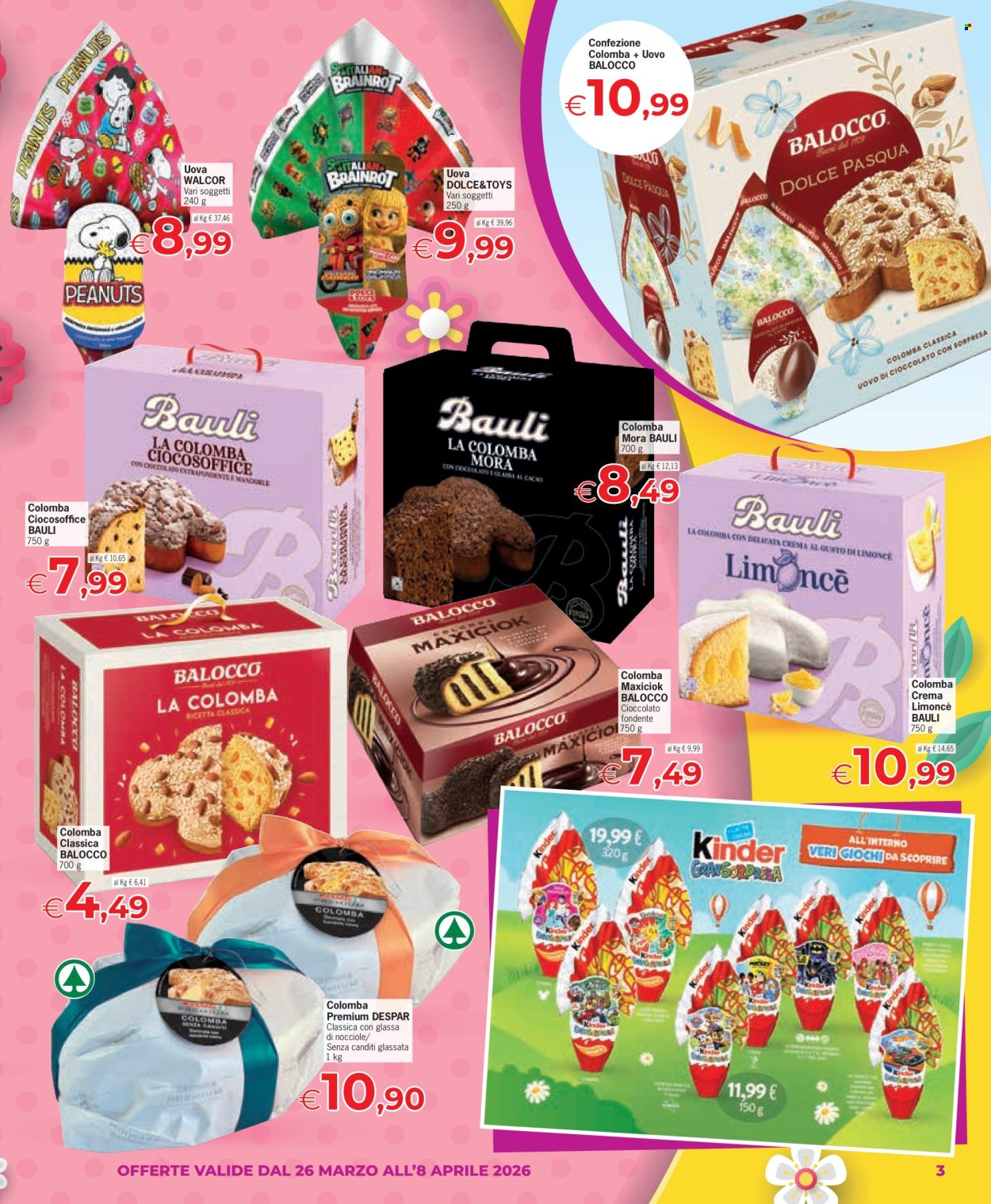 Leták Eurospar - 26.3.2026 - 8.4.2026. Strana 3