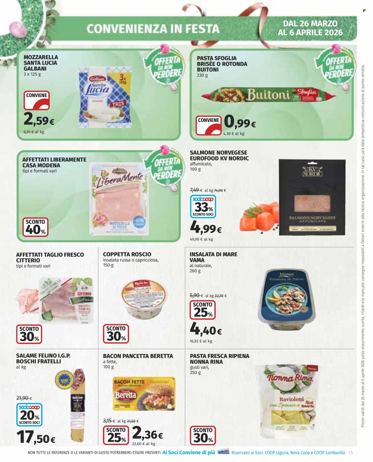 Leták Coop - 26.3.2026 - 6.4.2026. Strana 15