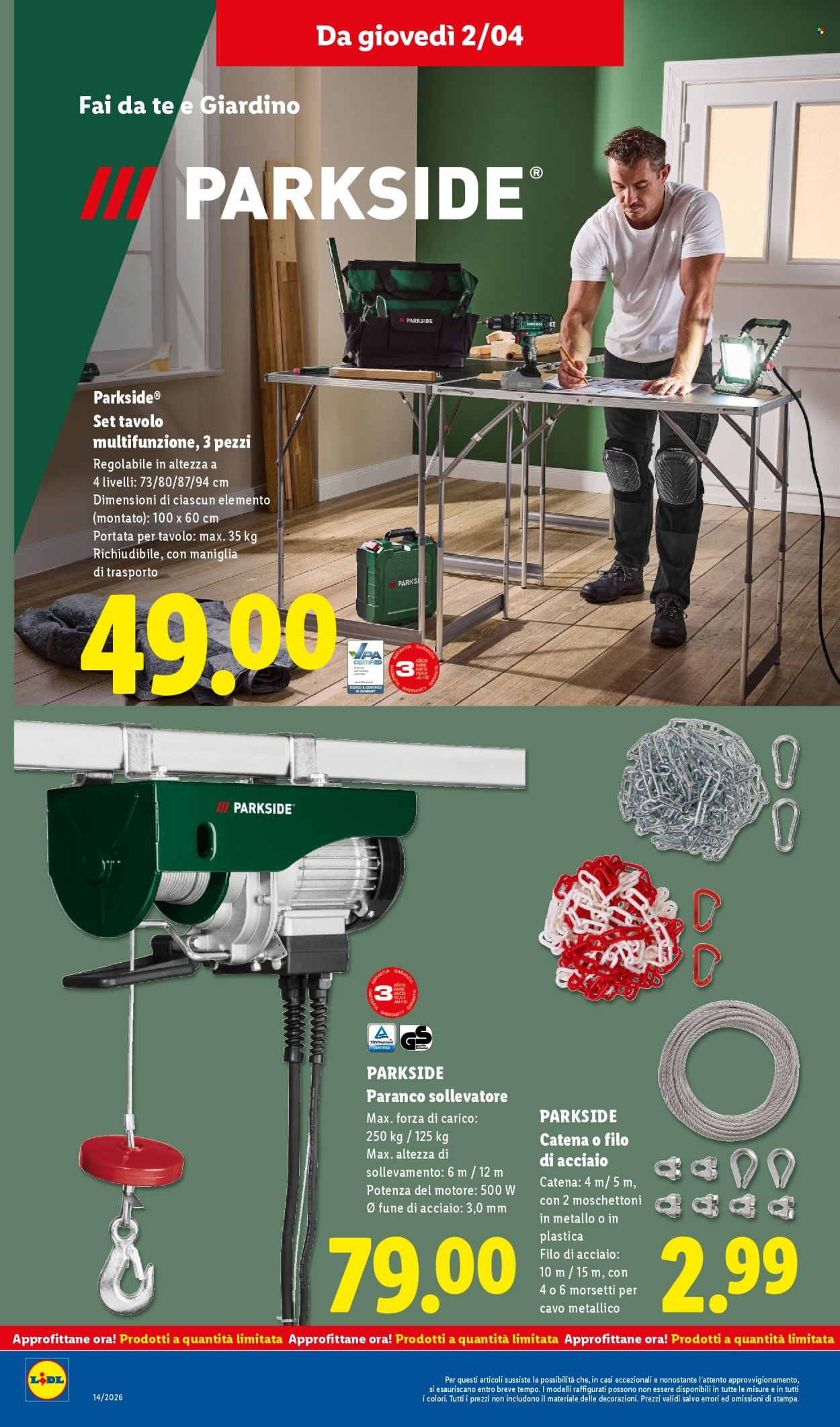 Volantino Lidl - 30/3/2026 - 8/4/2026. Pagina 44