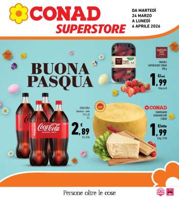 Volantino Conad Superstore - 24/3/2026 - 6/4/2026.