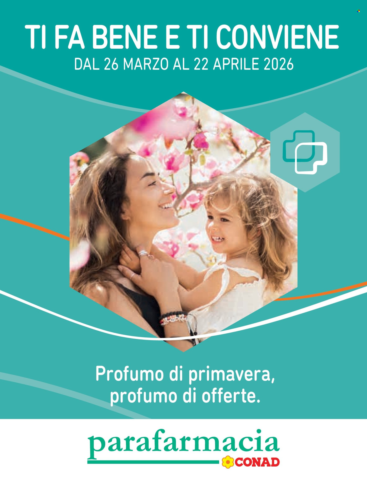 Leták Parafarmacia Conad - 26.3.2026 - 22.4.2026. Strana 1