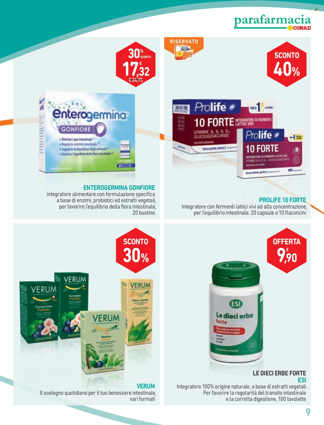 Leták Parafarmacia Conad - 26.3.2026 - 22.4.2026. Strana 10