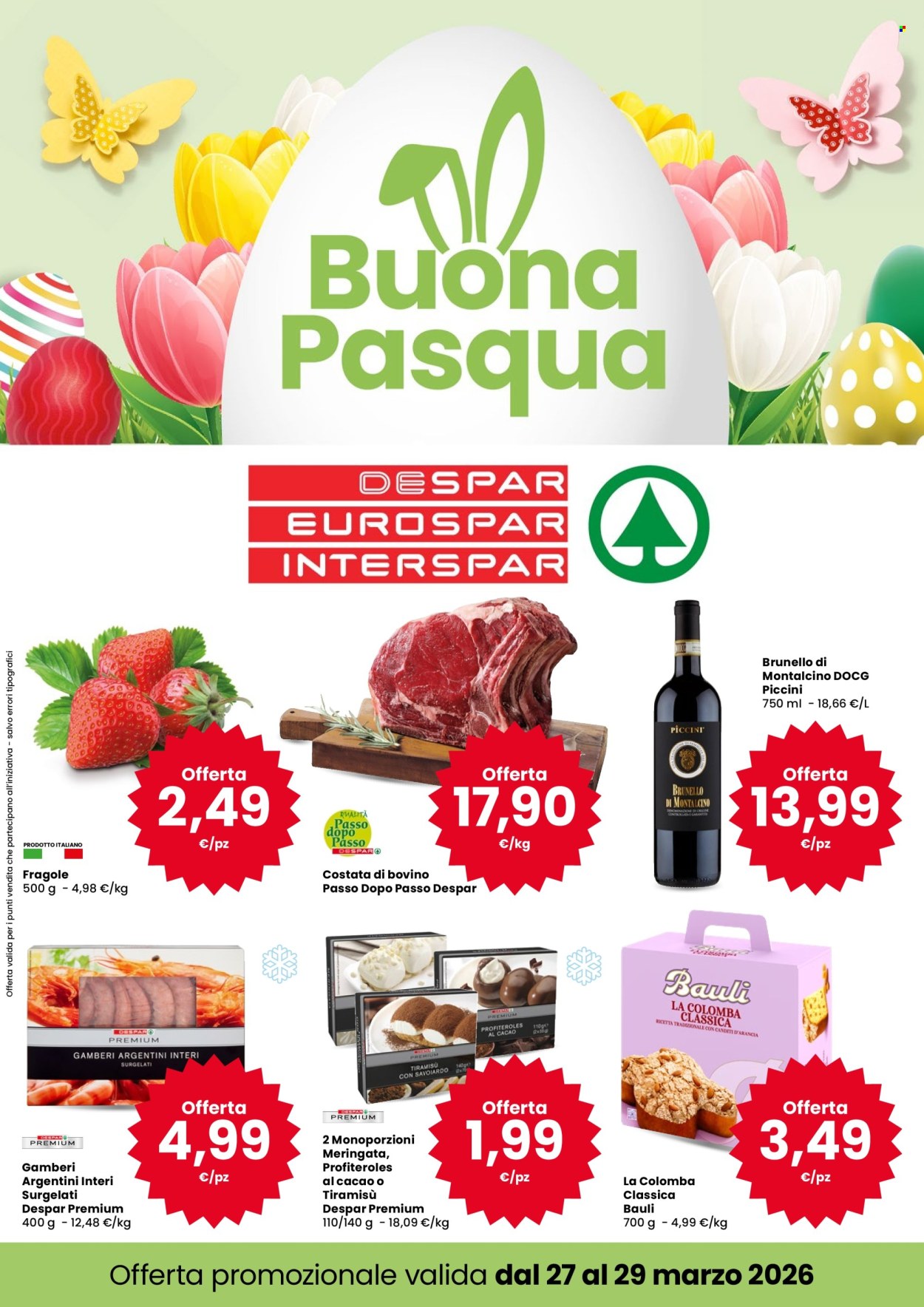 Volantino Interspar - 27/3/2026 - 29/3/2026. Pagina 1