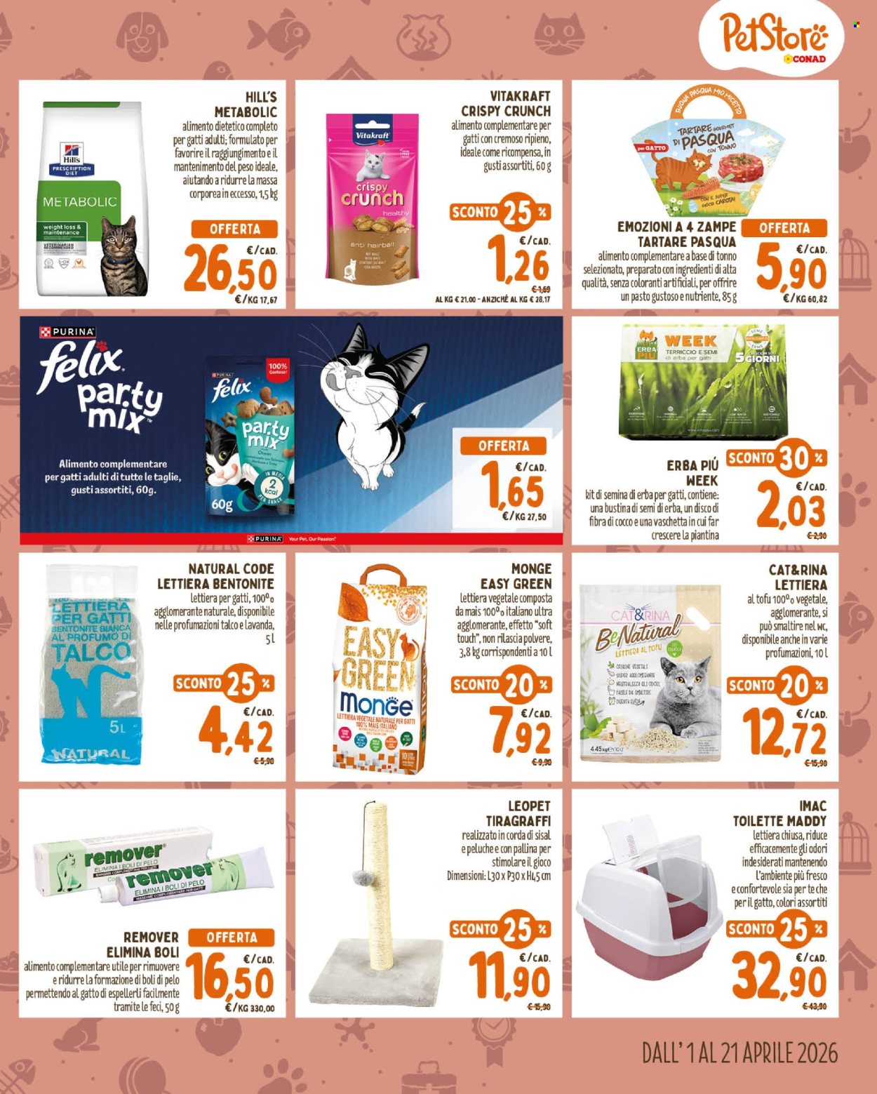 Volantino Pet Store Conad - 1/4/2026 - 21/4/2026. Pagina 5