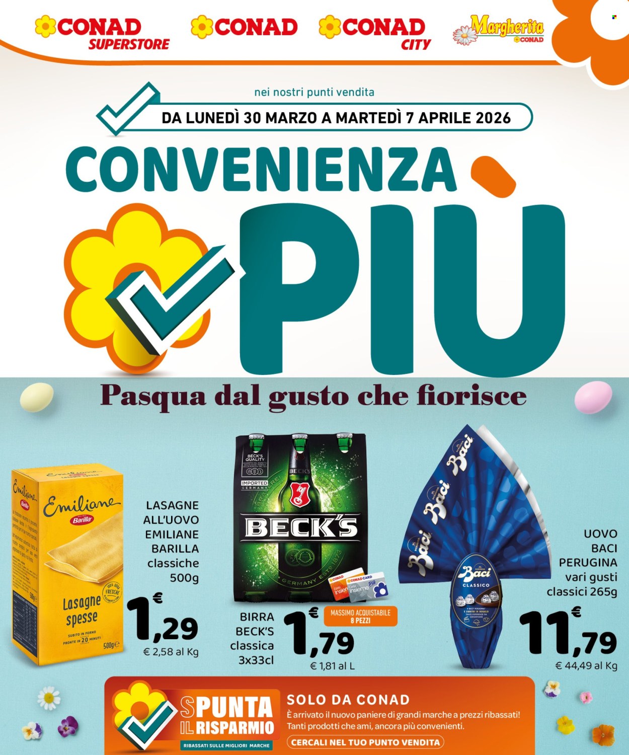 Leták Conad - 30.3.2026 - 7.4.2026. Strana 1