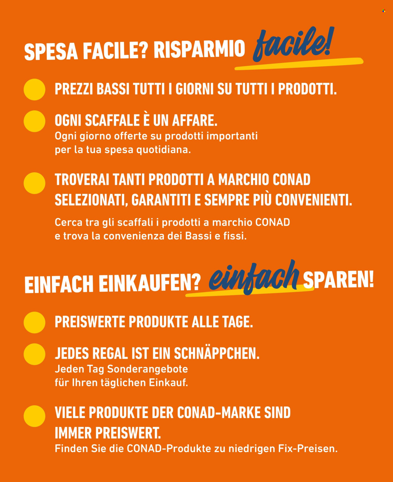 Volantino Spesa Facile Conad - 1/4/2026 - 30/4/2026. Pagina 2