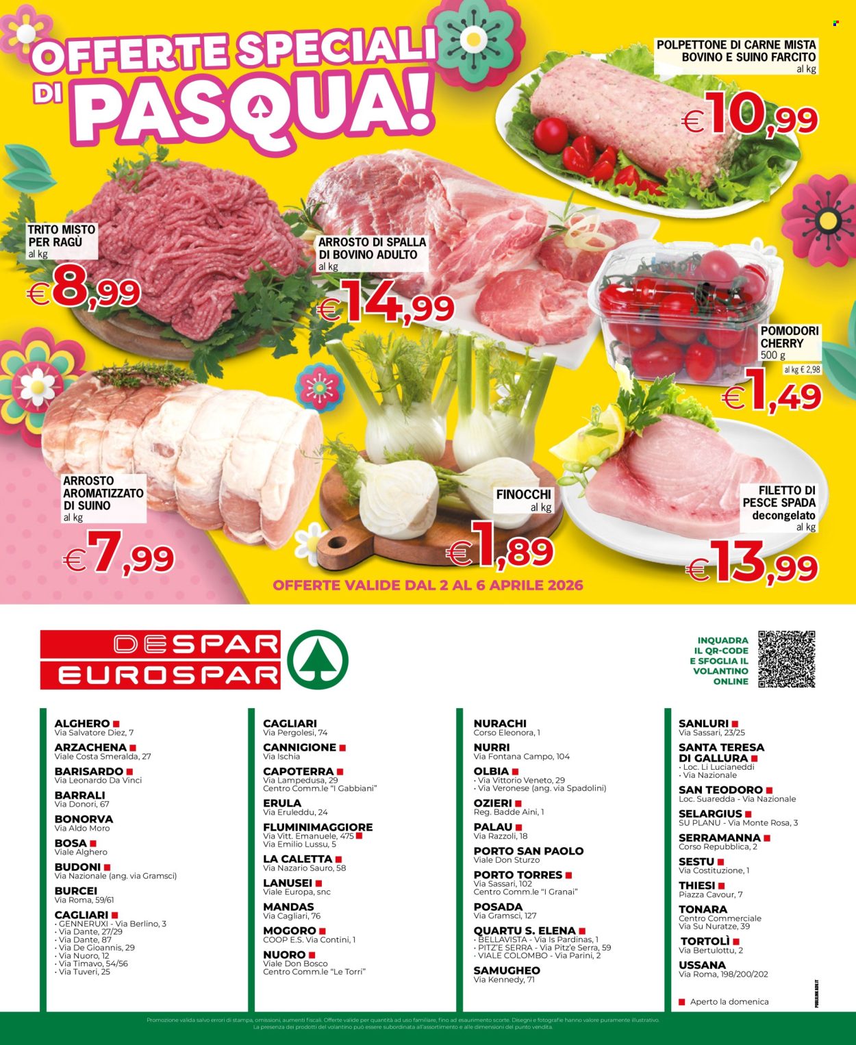Leták Eurospar - 2.4.2026 - 6.4.2026. Strana 4