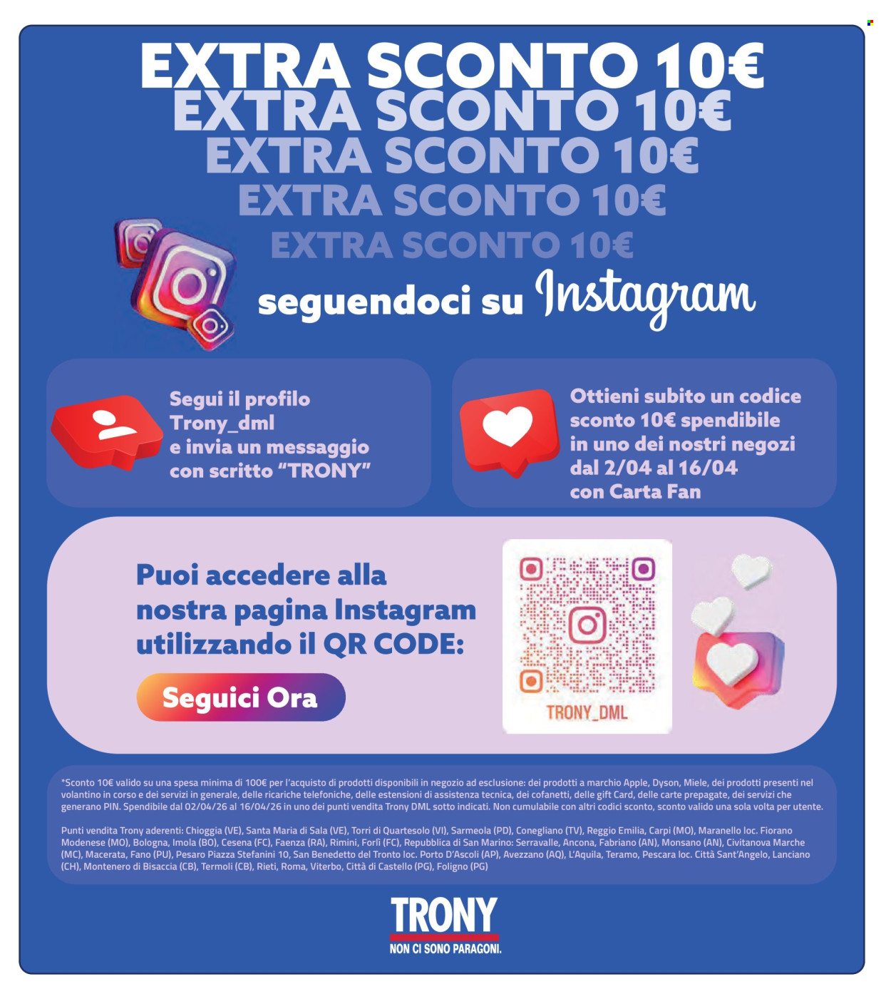 Volantino Trony - 2/4/2026 - 16/4/2026. Pagina 2