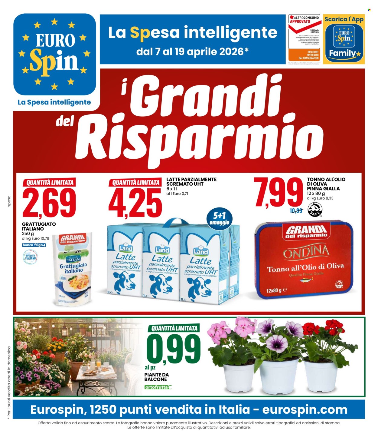 Leták EuroSpin - 7.4.2026 - 19.4.2026. Strana 1