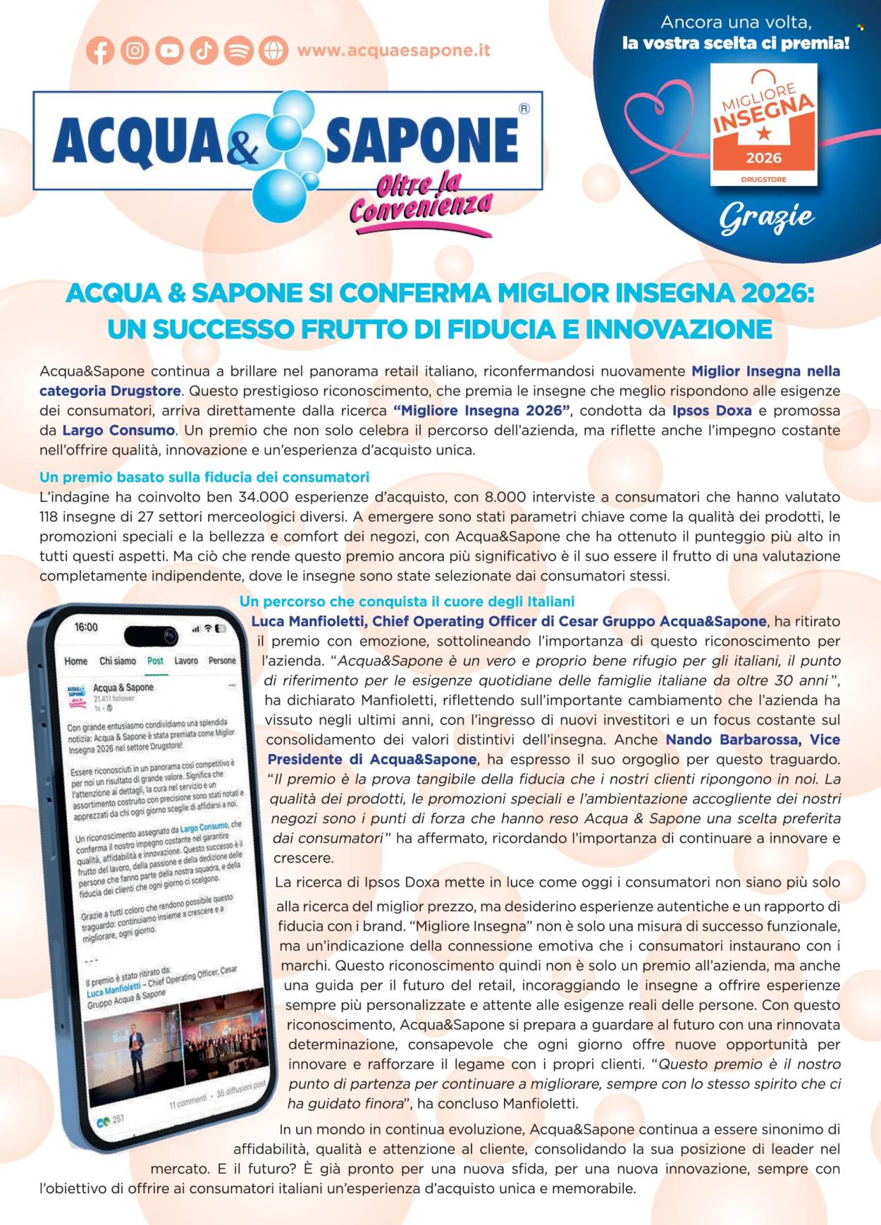 Volantino Acqua & Sapone - 5/4/2026 - 25/4/2026. Pagina 18