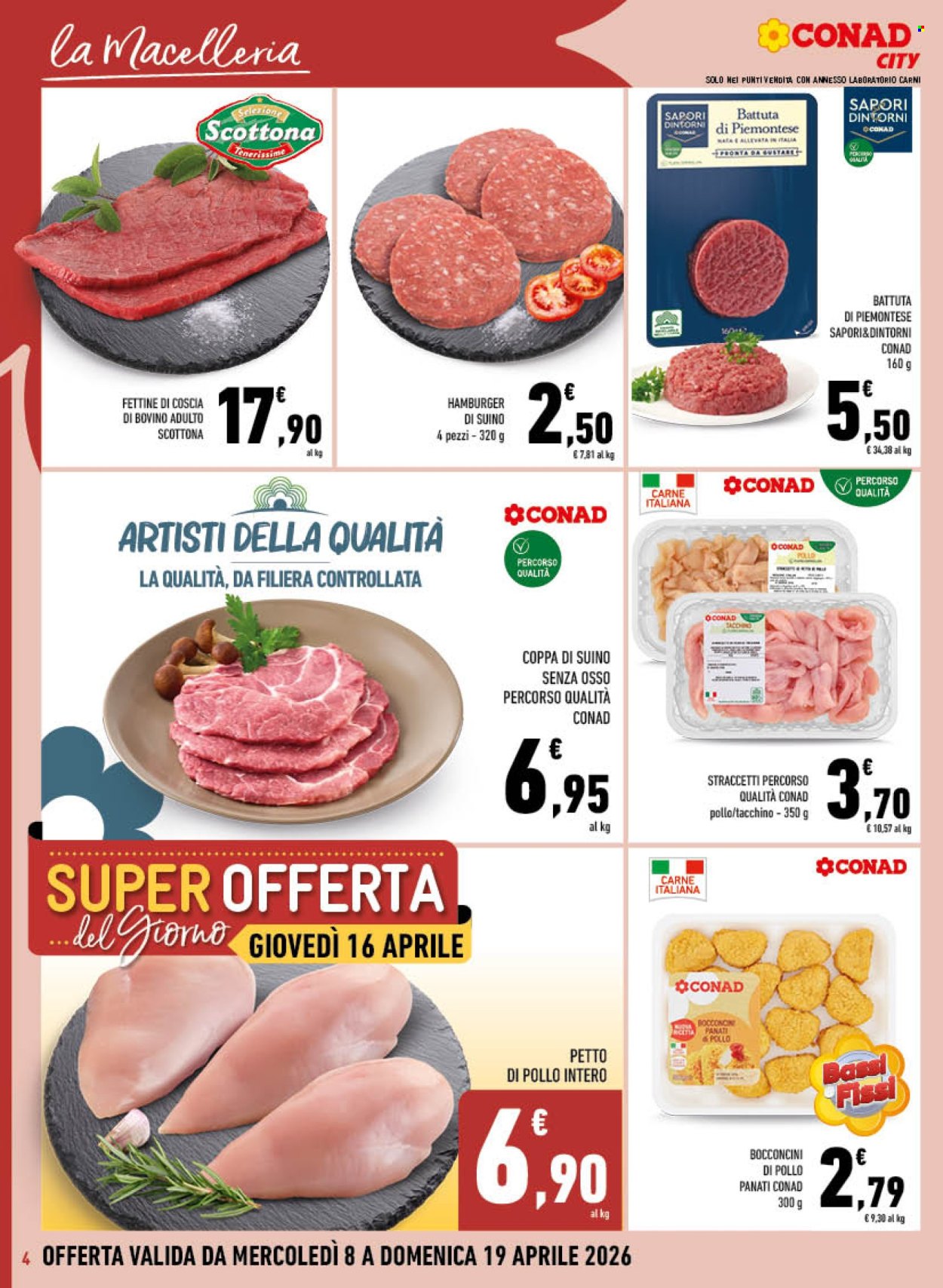 Leták Conad City - 8.4.2026 - 19.4.2026. Strana 4