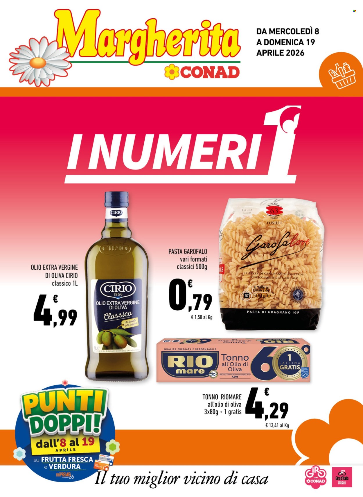 Volantino Margherita Conad - 8/4/2026 - 19/4/2026. Pagina 1