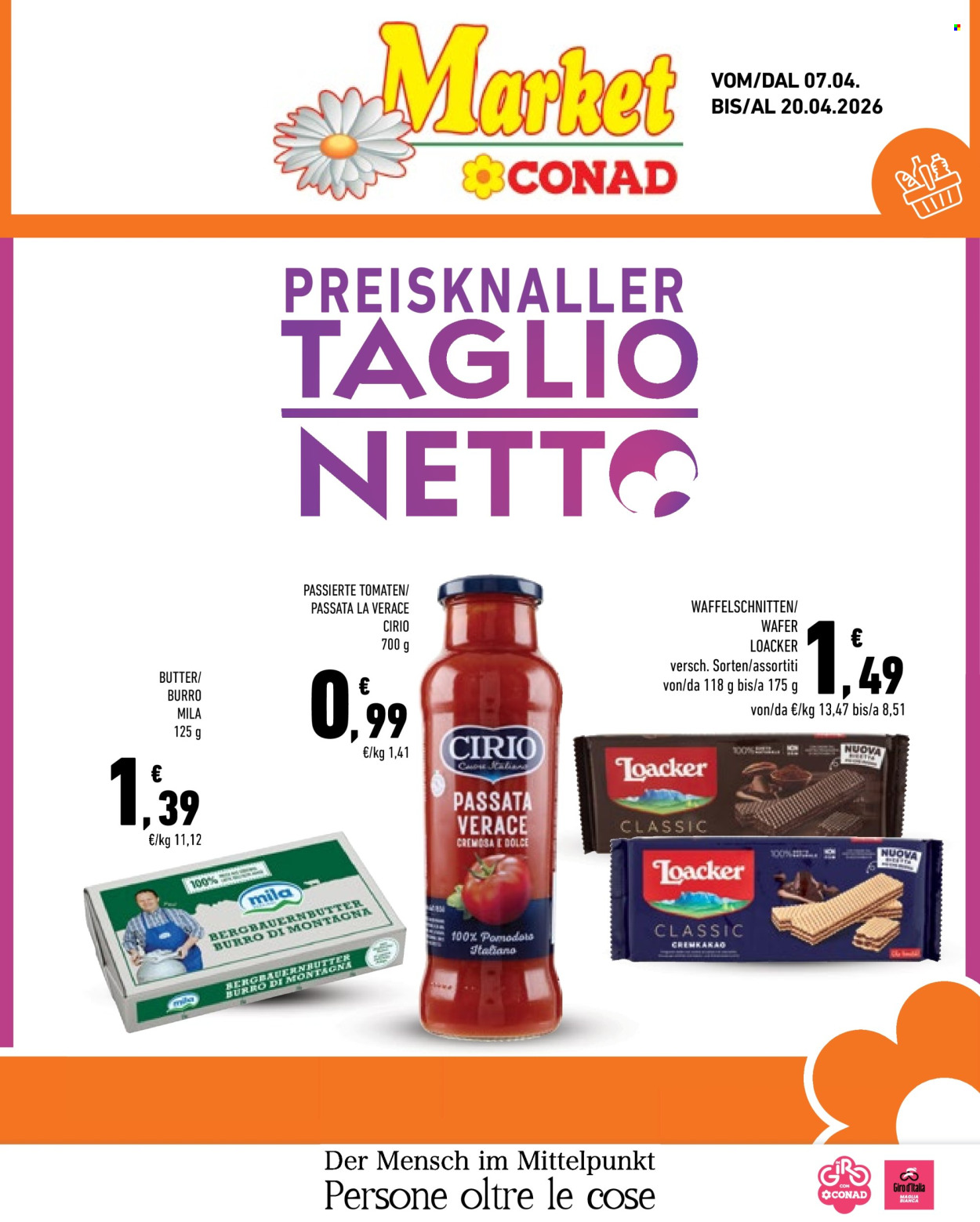 Leták Market Conad - 7.4.2026 - 20.4.2026. Strana 1
