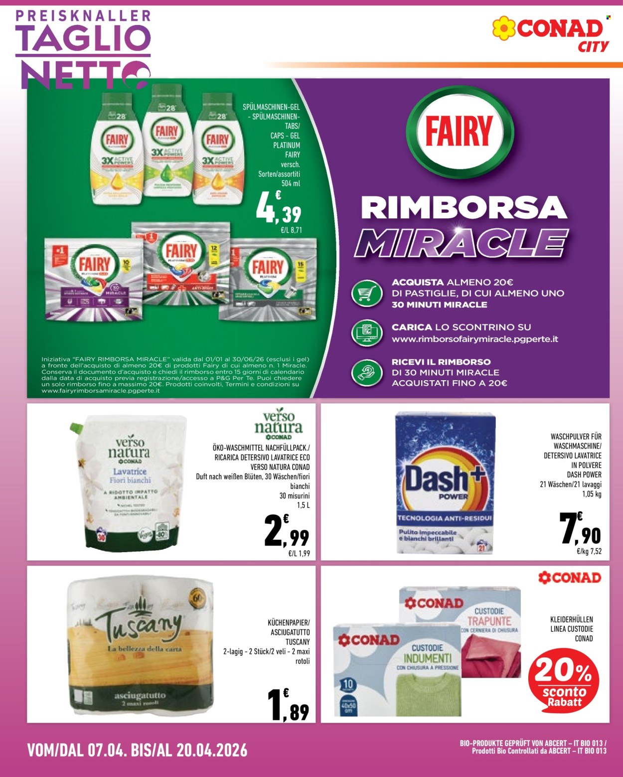 Volantino Conad City - 7/4/2026 - 20/4/2026. Pagina 16