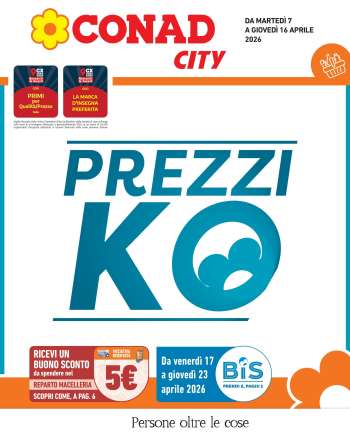 Volantino Conad City - 7/4/2026 - 16/4/2026.