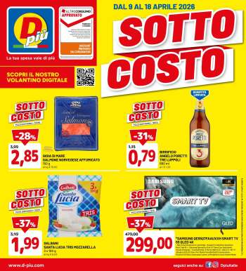 Volantino Dpiù - 9/4/2026 - 18/4/2026.