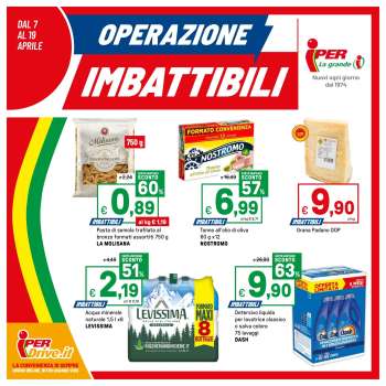 Volantino Iper, La grande i - 7/4/2026 - 19/4/2026.