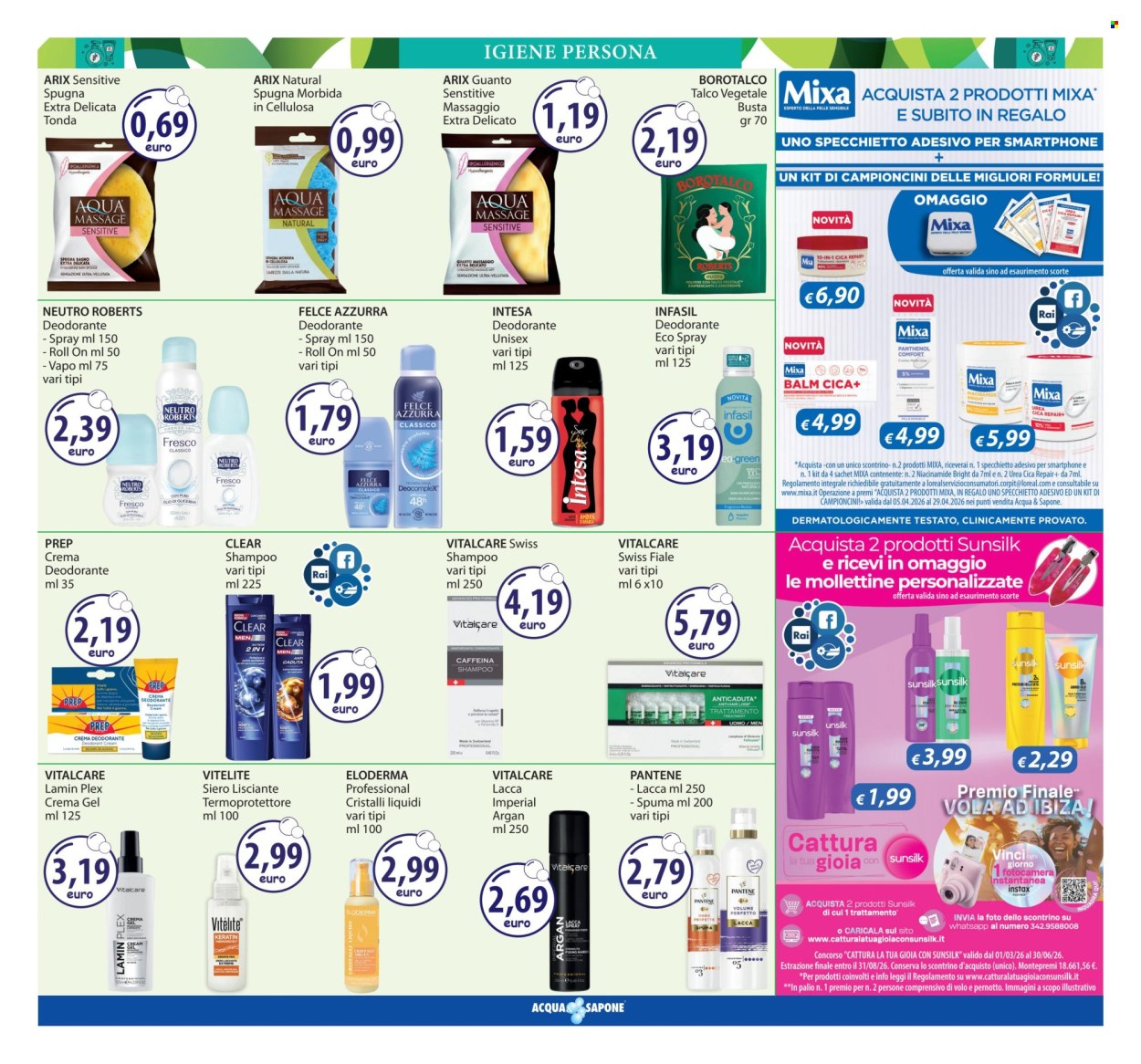 Leták Acqua & Sapone - 9.4.2026 - 19.4.2026. Strana 5