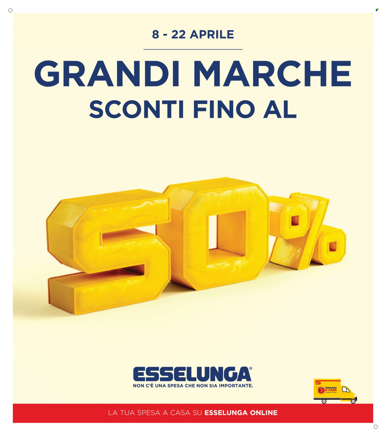 Volantino Esselunga - 8/4/2026 - 22/4/2026. Pagina 1