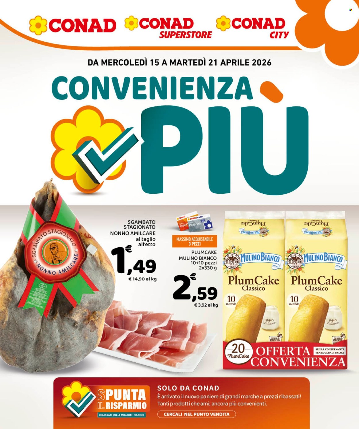 Leták Conad - 15.4.2026 - 21.4.2026. Strana 1