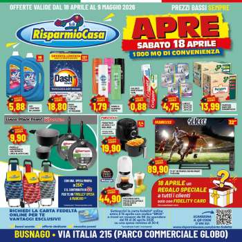 Volantino Risparmio Casa - 18/4/2026 - 9/5/2026.