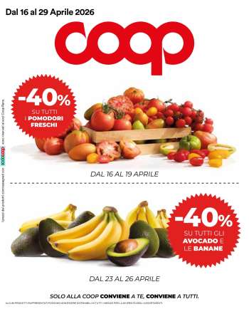 Volantino Coop - 16/4/2026 - 29/4/2026.