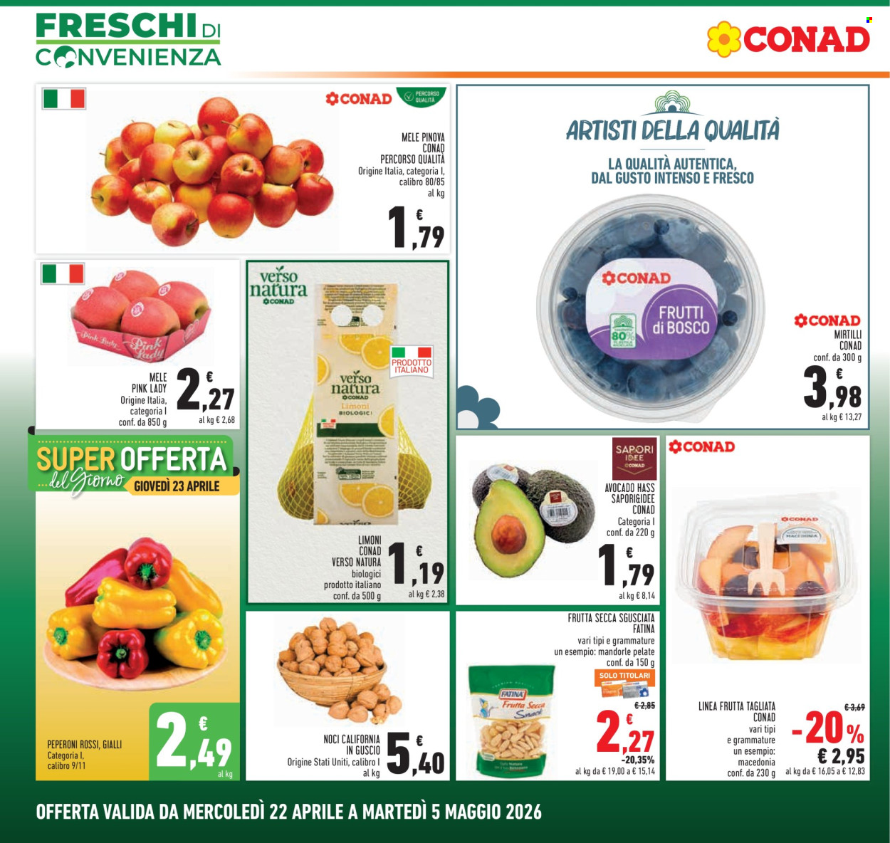 Leták Conad - 22.4.2026 - 5.5.2026. Strana 2