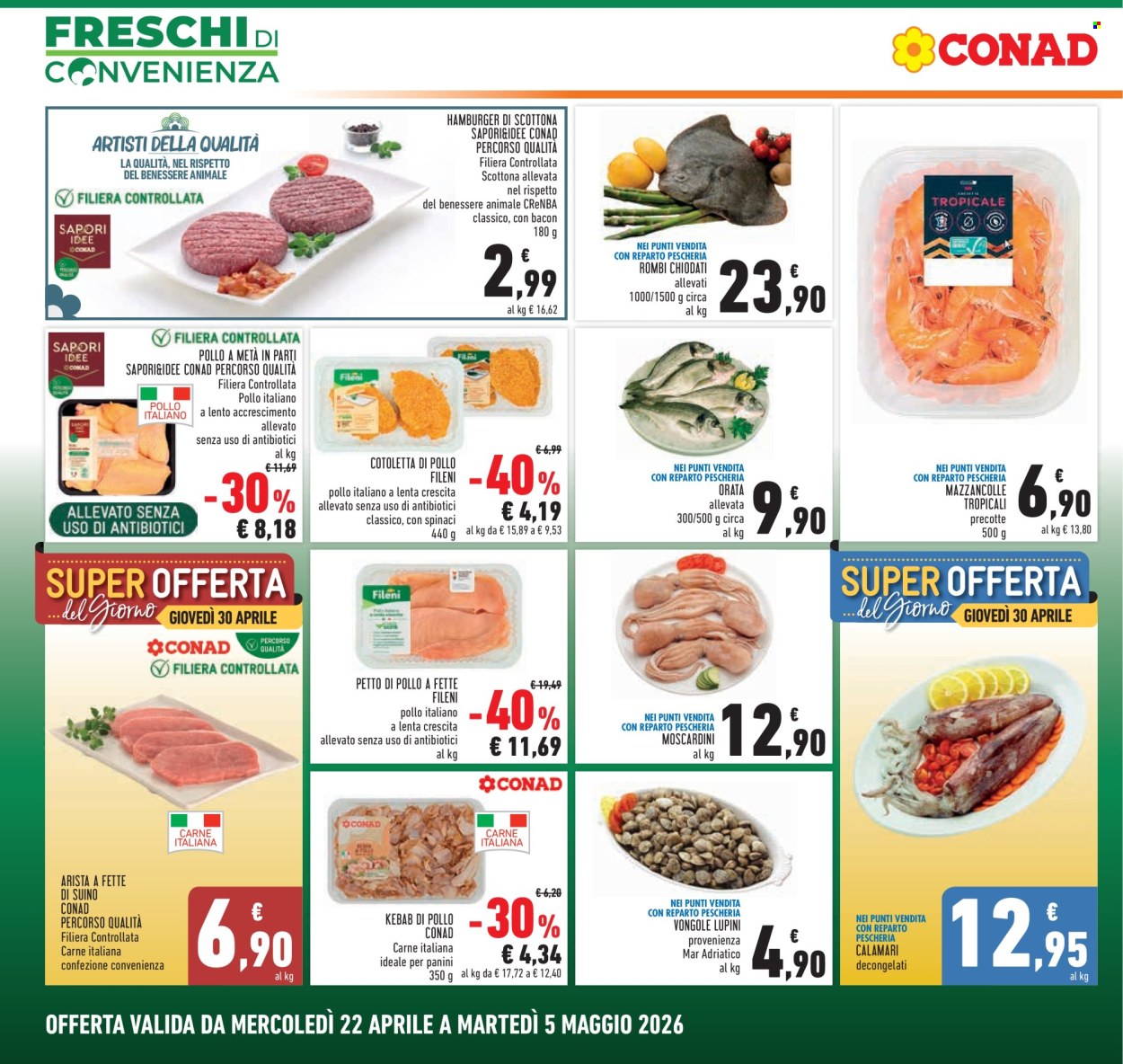 Leták Conad - 22.4.2026 - 5.5.2026. Strana 4