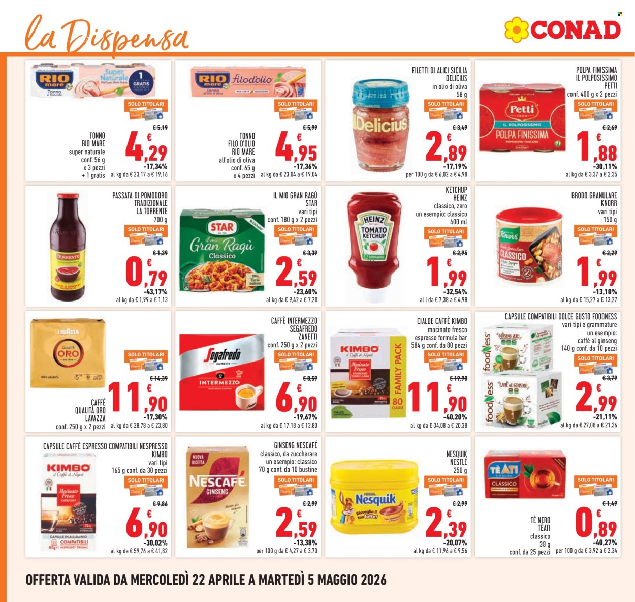 Leták Conad - 22.4.2026 - 5.5.2026. Strana 16