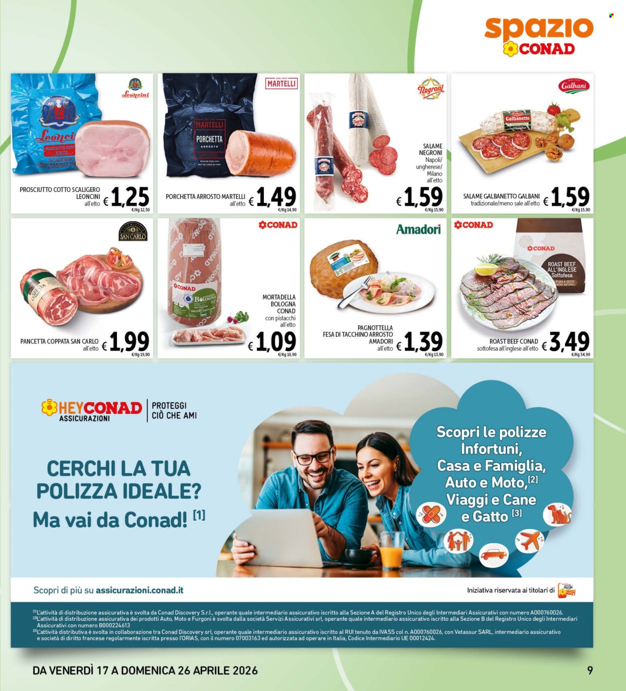 Volantino Spazio Conad - 17/4/2026 - 26/4/2026. Pagina 9