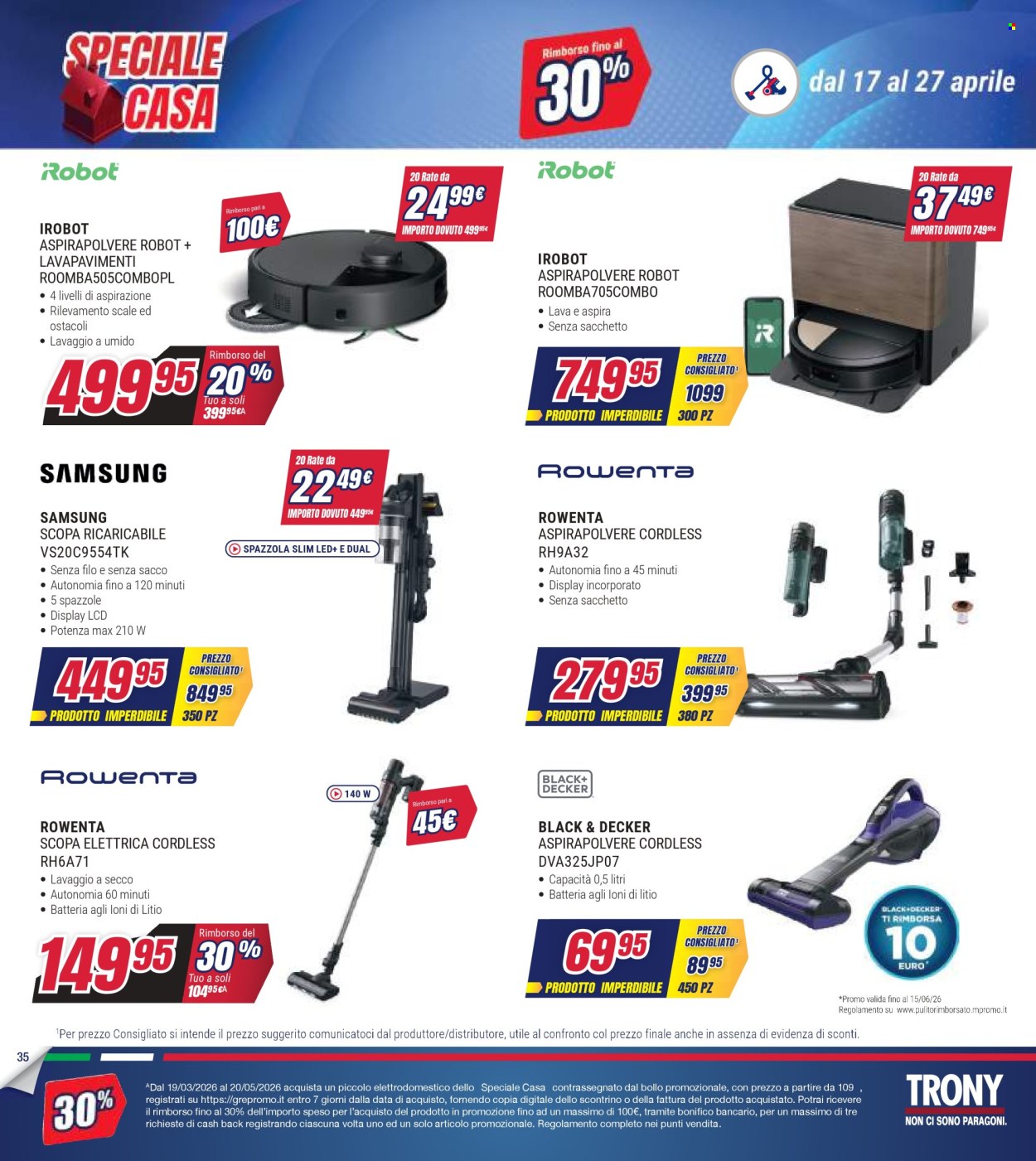 Volantino Trony - 17/4/2026 - 27/4/2026. Pagina 35