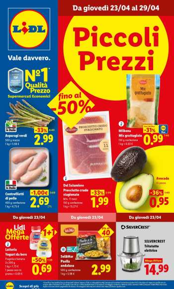 Volantino Lidl - 23/4/2026 - 29/4/2026.