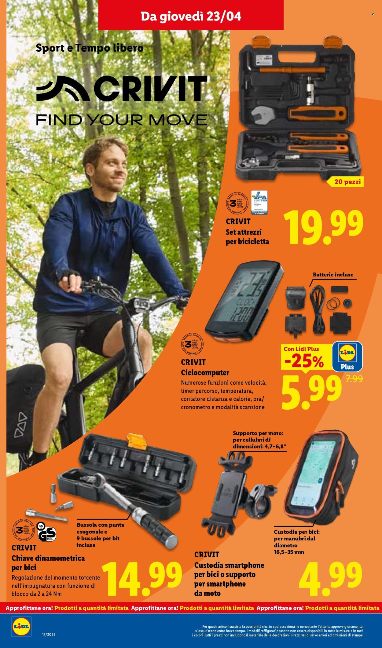 Volantino Lidl - 23/4/2026 - 29/4/2026. Pagina 30