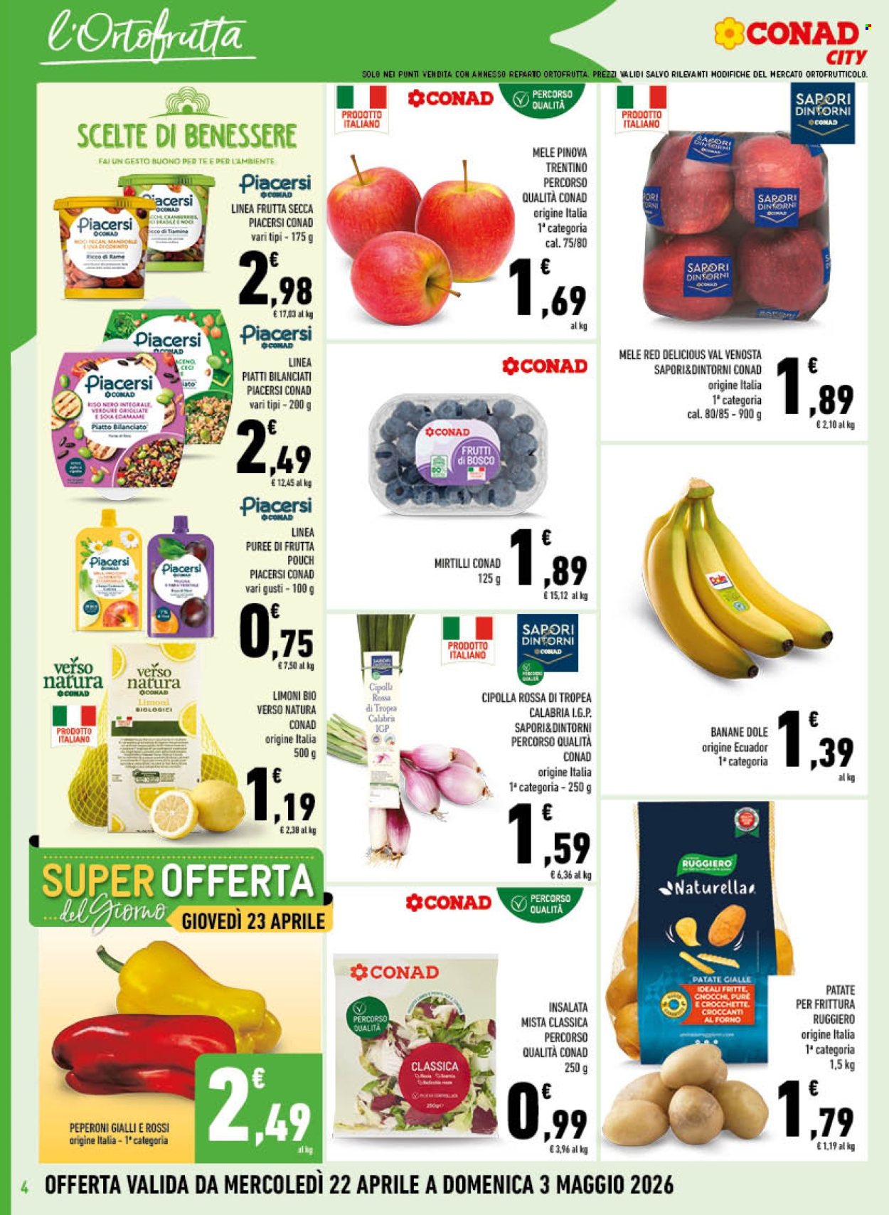 Leták Conad City - 22.4.2026 - 3.5.2026. Strana 4