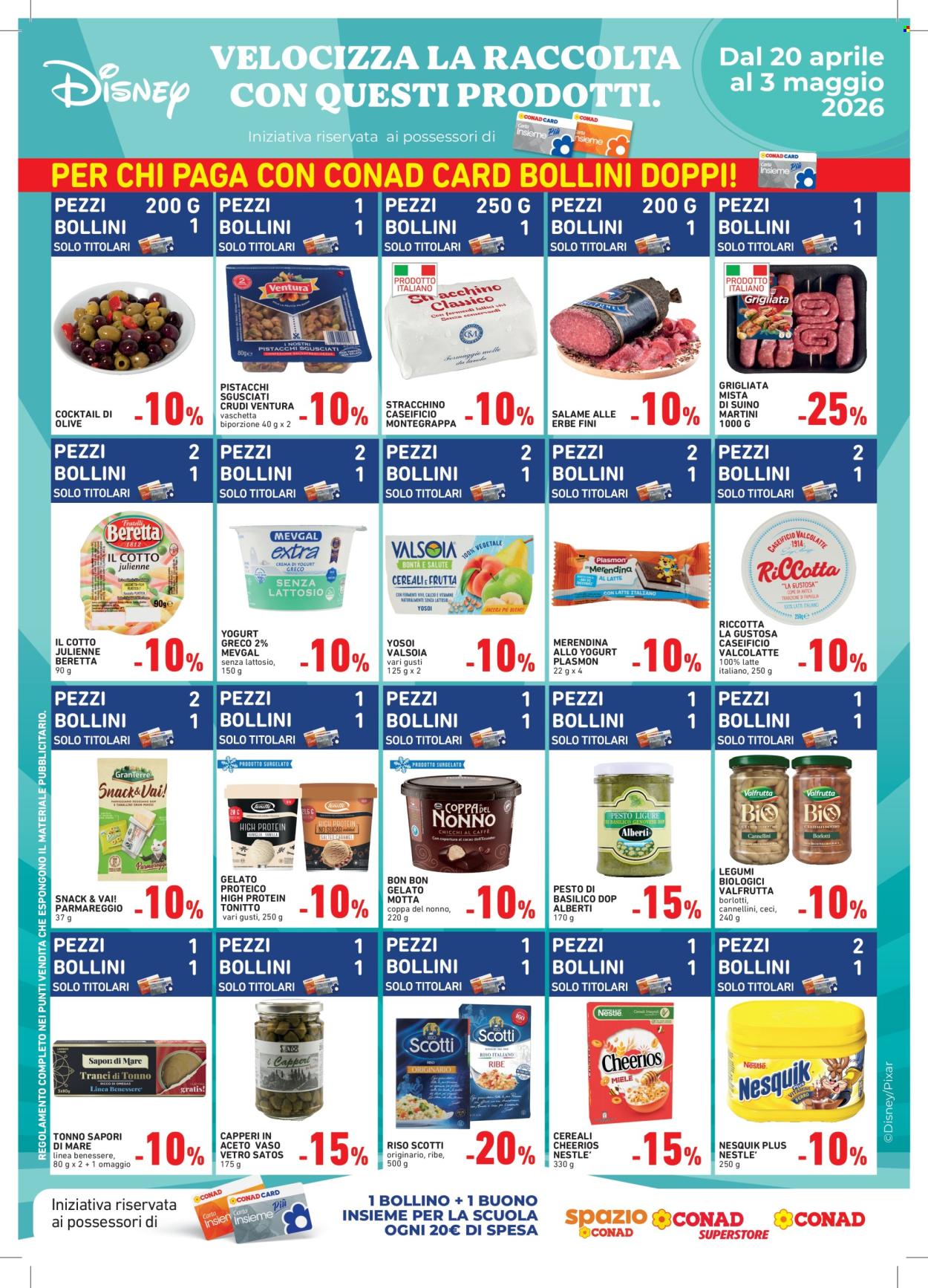 Leták Conad - 20.4.2026 - 3.5.2026. Strana 1