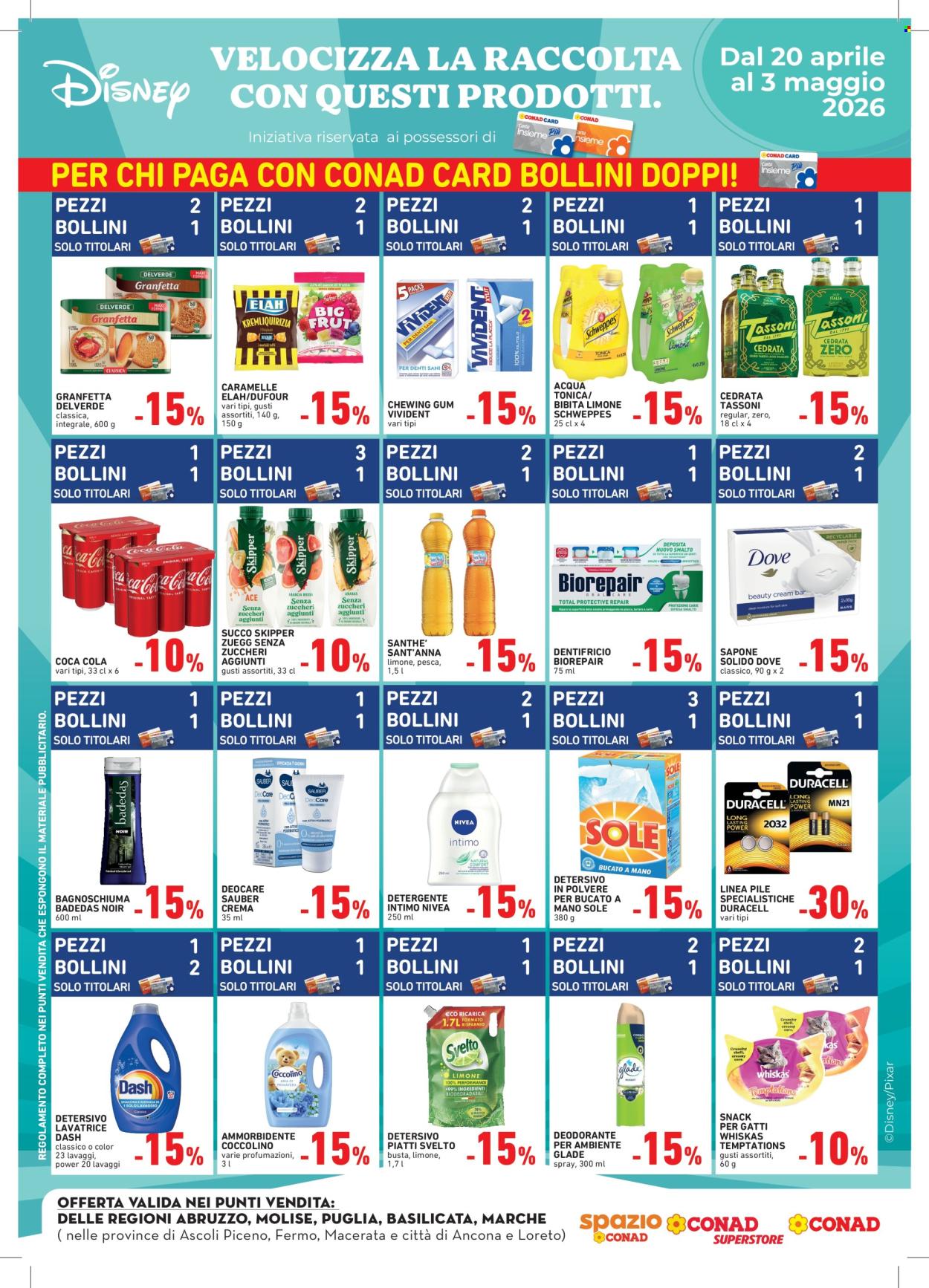 Leták Conad - 20.4.2026 - 3.5.2026. Strana 2