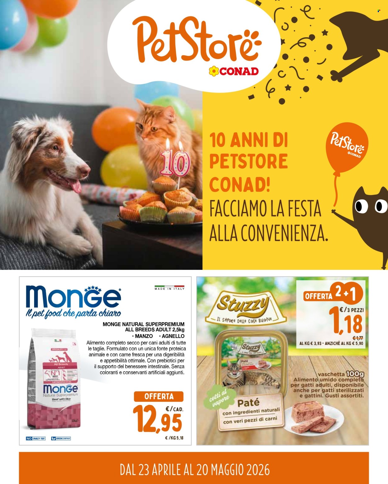 Leták Conad - 23.4.2026 - 20.5.2026. Strana 1